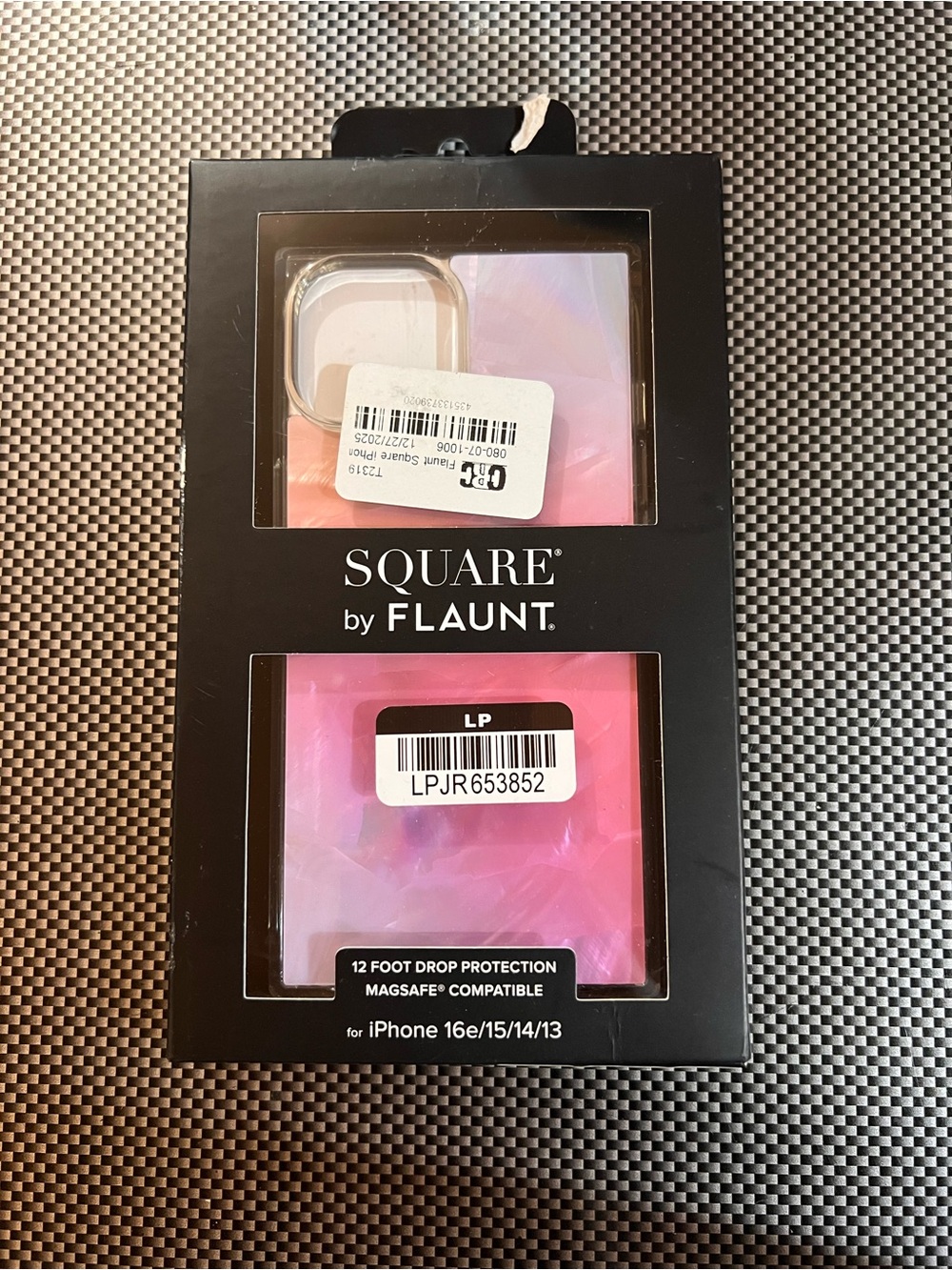 Square by flaunt Pink ombré iPhone Case 16e / 15 / 14 / 13 (MagSafe Compatible)